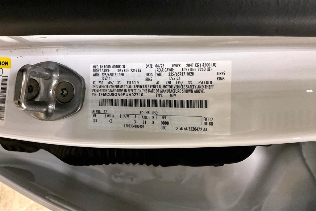 Certified 2023 Ford Escape Active AWD/4WD image 29
