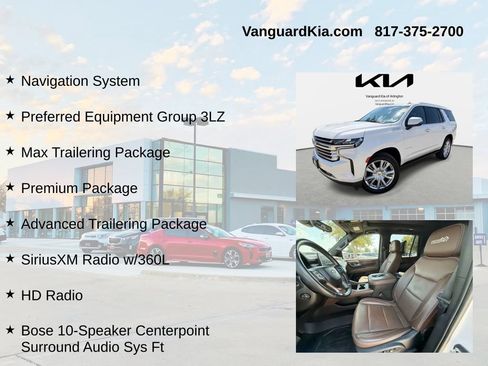 Used 2021 Chevrolet Tahoe High Country w/ Premium Package AWD/4WD image 6