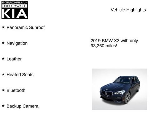 Used 2019 BMW X3 sDrive30i w/ M Sport Package RWD image 8