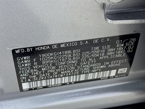 Used 2026 Honda HR-V EX-L image 42