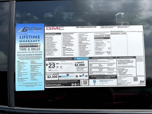 New 2025 GMC Acadia Elevation w/ Black Edition image 15