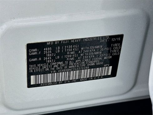 Used 2016 Subaru Outback 2.5i Limited image 27