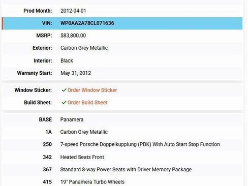 Used 2012 Porsche Panamera image 25