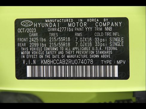 Certified 2024 Hyundai Kona SEL w/ Convenience Package AWD/4WD image 23