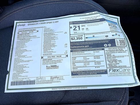 New 2026 Jeep Wrangler Sport S image 22