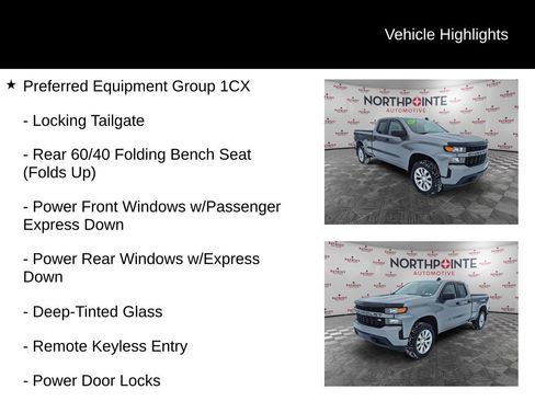 Used 2020 Chevrolet Silverado 1500 Custom w/ Custom Value Package image 8
