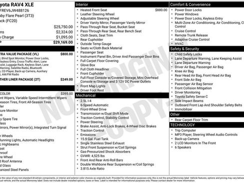 Used 2018 Toyota RAV4 XLE w/ Plus Extra Value Package FWD image 41