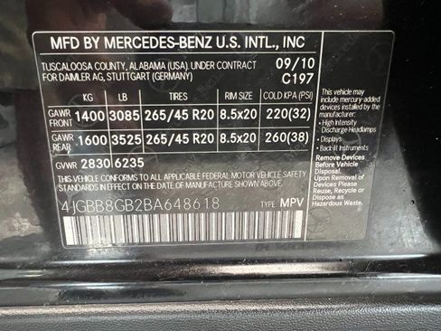 Used 2011 Mercedes-Benz ML 350 4MATIC image 31