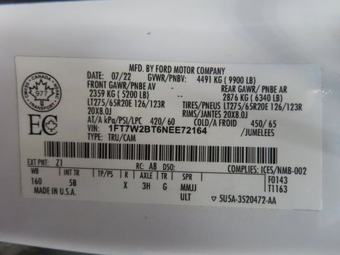 Used 2022 Ford F250 Lariat w/ Lariat Ultimate Package image 68