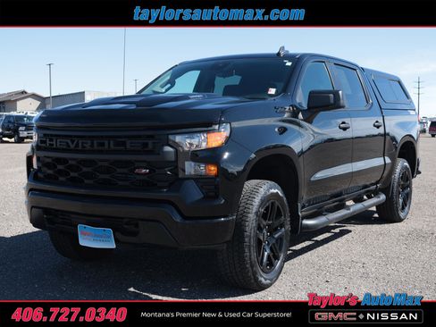 Used 2024 Chevrolet Silverado 1500 Custom Trail Boss w/ Turbomax Blackout Package AWD/4WD image 35