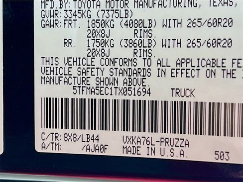 New 2026 Toyota Tundra 1794 Edition image 23