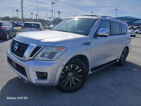 Used 2017 Nissan Armada Platinum w/ Captain Seat Package image 2