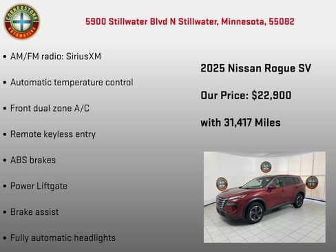 Used 2025 Nissan Rogue SV AWD/4WD image 10