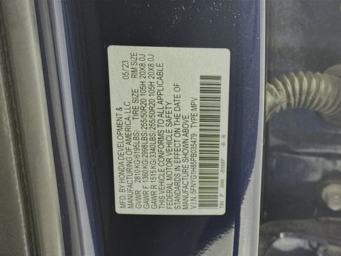 Certified 2023 Honda Pilot Elite image 35