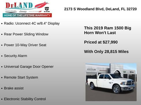 Used 2019 RAM 1500 Big Horn image 30