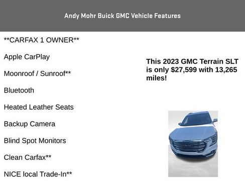 Used 2023 GMC Terrain SLT w/ Tech Package image 4