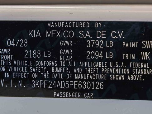 Certified 2023 Kia Forte LXS w/ LXS Technology Package FWD image 29