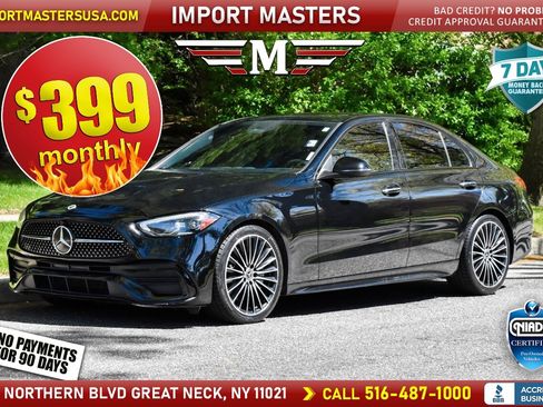 Used 2022 Mercedes-Benz C 300 Sedan w/ AMG Line w/ Night Package image 1