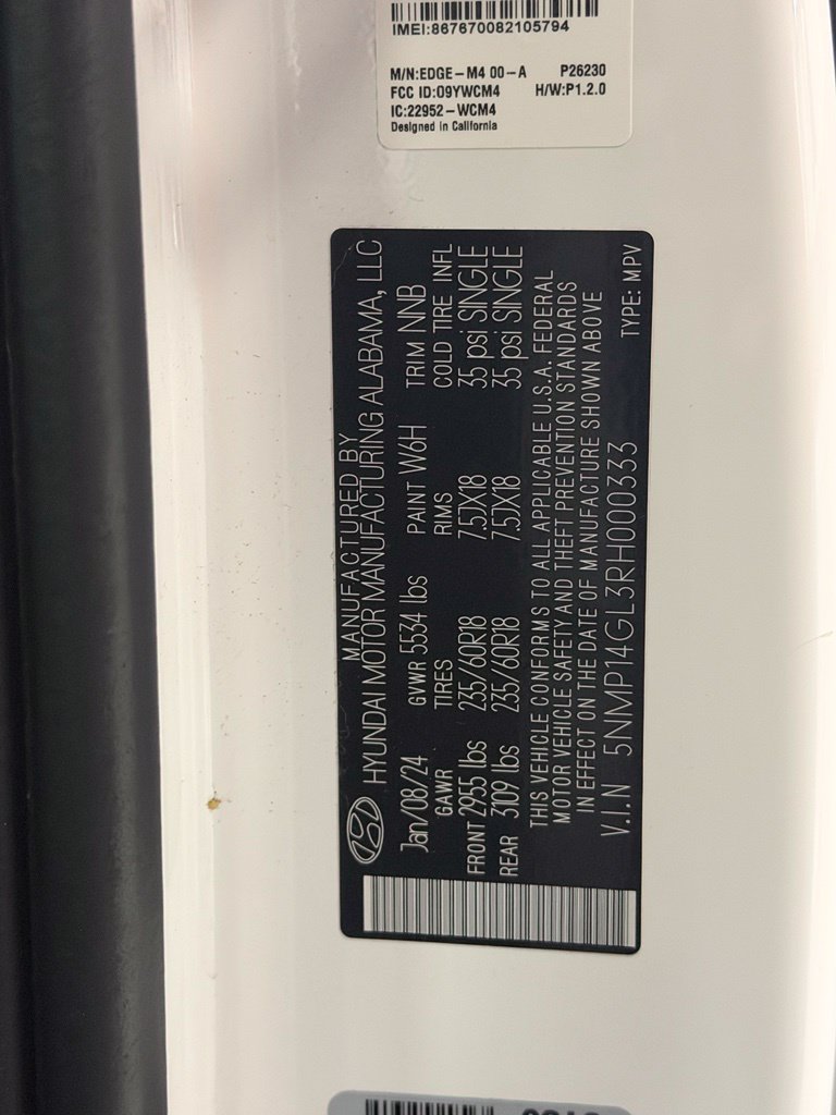 Certified 2024 Hyundai Santa Fe SE FWD image 28