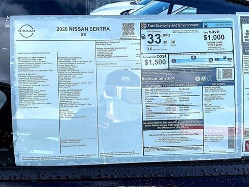 New 2026 Nissan Sentra SV image 12