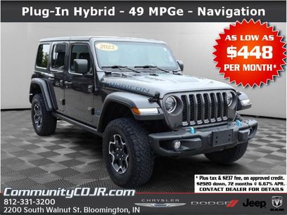 Used 2023 Jeep Wrangler Unlimited Rubicon 4xe w/ Steel Bumper Group