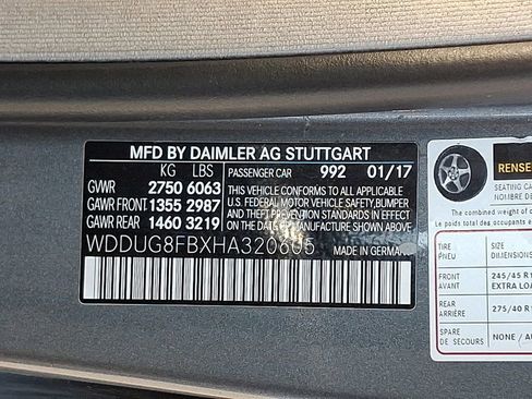 Used 2017 Mercedes-Benz S 550 4MATIC Sedan image 30