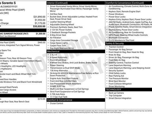 Certified 2021 Kia Sorento S w/ Panoramic Sunroof Package image 25