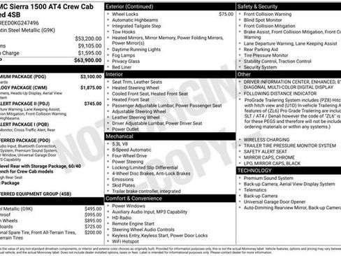 Used 2019 GMC Sierra 1500 AT4 w/ AT4 Premium Package image 7