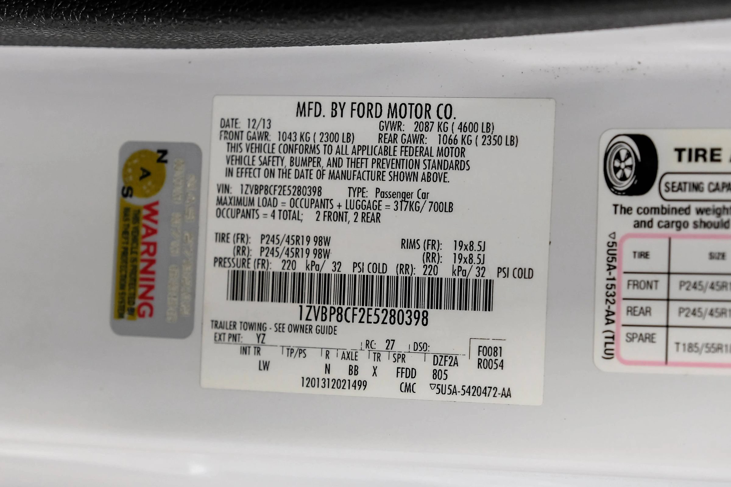 Used 2014 Ford Mustang GT Premium w/ Electronics Package RWD image 65