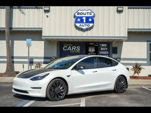 Used 2022 Tesla Model 3 Performance AWD/4WD image 1