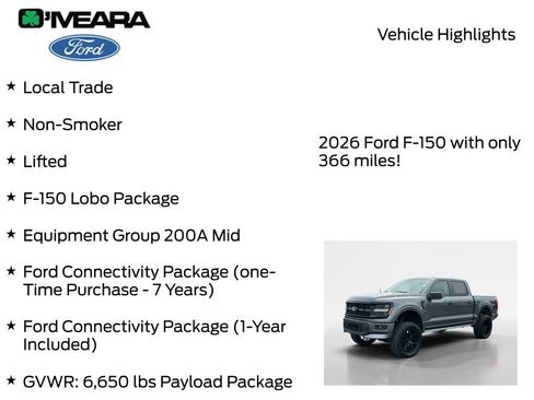 Used 2026 Ford F150 STX w/ F-150 LOBO Package AWD/4WD image 8