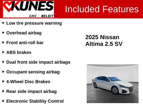 Used 2025 Nissan Altima 2.5 SV FWD image 3