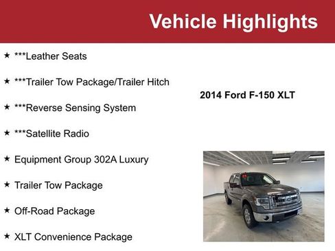 Used 2014 Ford F150 XLT w/ Equipment Group 302A Luxury image 2