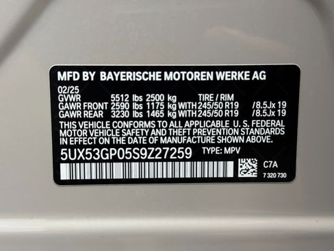 Used 2025 BMW X3 xDrive30i w/ Convenience Package AWD/4WD image 42