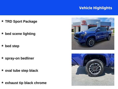 Used 2025 Toyota Tacoma TRD Sport AWD/4WD image 4