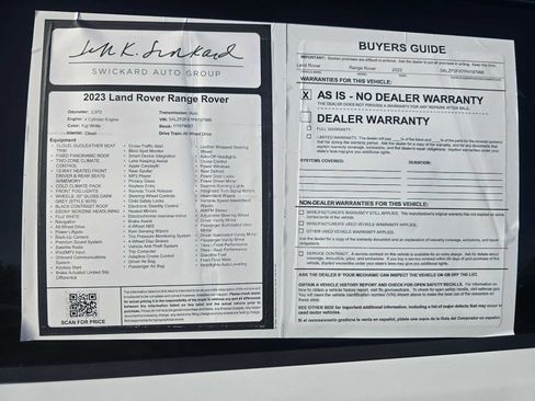 Used 2023 Land Rover Range Rover Evoque SE image 19