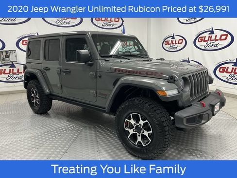 Used 2020 Jeep Wrangler Unlimited Rubicon AWD/4WD image 1