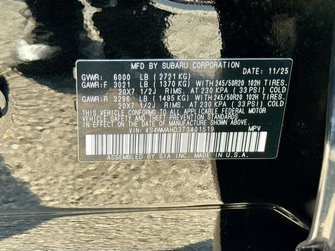 Used 2026 Subaru Ascent Limited Bronze AWD/4WD image 42