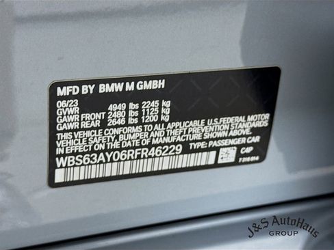 Used 2024 BMW M3 CS w/ M Driver's Package AWD/4WD image 40