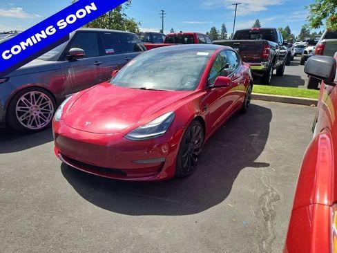Used 2021 Tesla Model 3 Performance AWD/4WD image 1