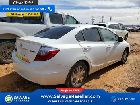 Used 2012 Honda Civic Hybrid Sedan image 4