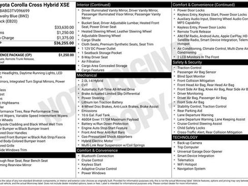 Used 2026 Toyota Corolla Cross XSE w/ Convenience Package image 36