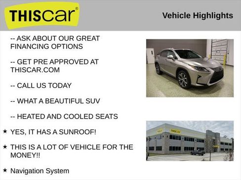 Used 2019 Lexus RX 350 FWD w/ Navigation Package image 9