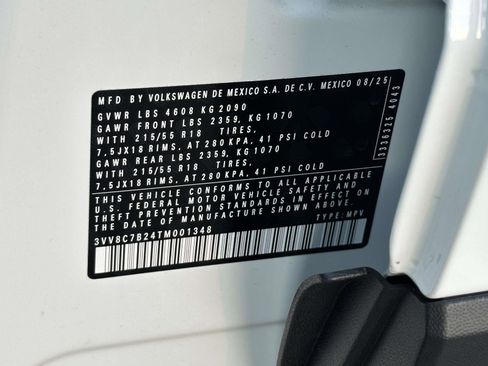 New 2026 Volkswagen Taos S image 16