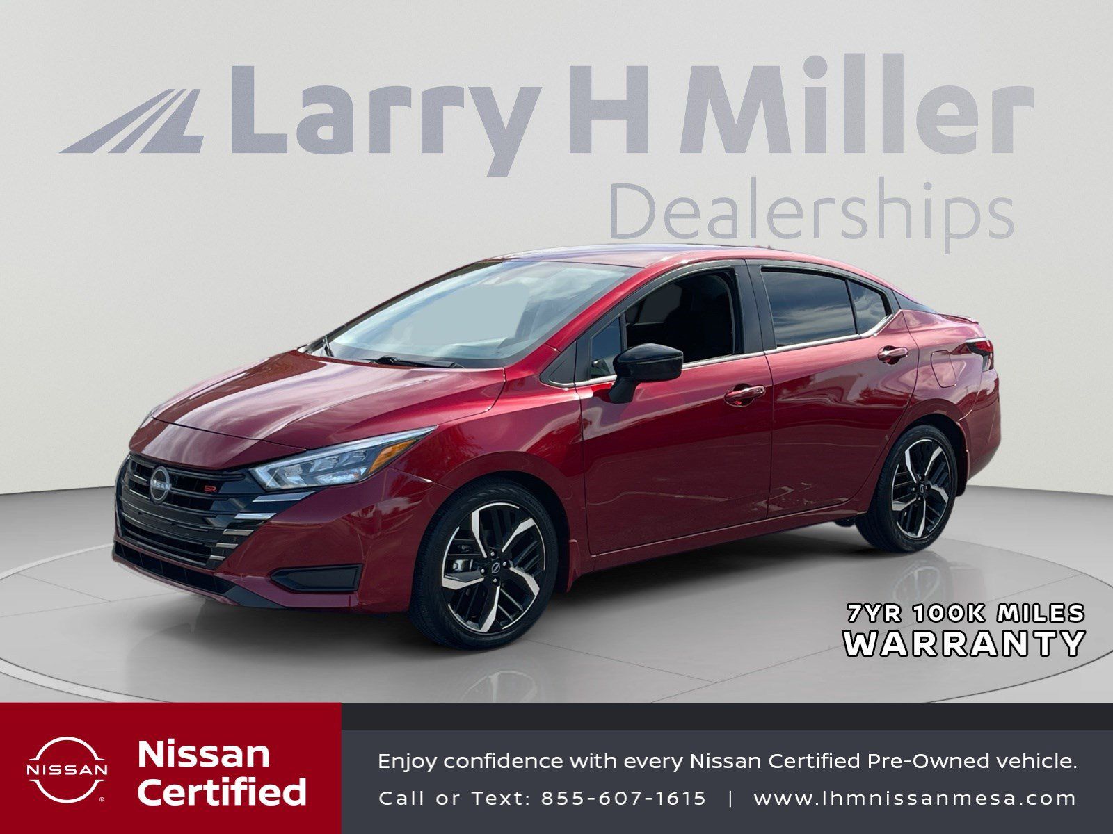 Certified 2025 Nissan Versa SR w/ Trunk Package FWD image 1