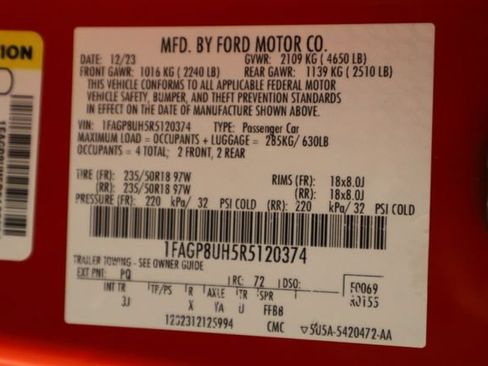 Used 2024 Ford Mustang Premium RWD image 40
