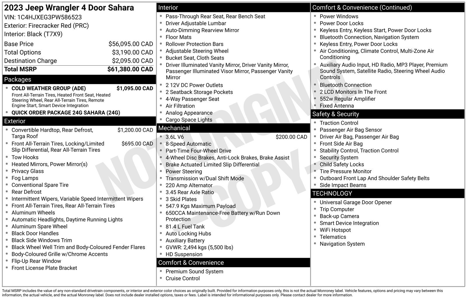 Used 2023 Jeep Wrangler Unlimited Sahara w/ Cold Weather Group AWD/4WD image 30