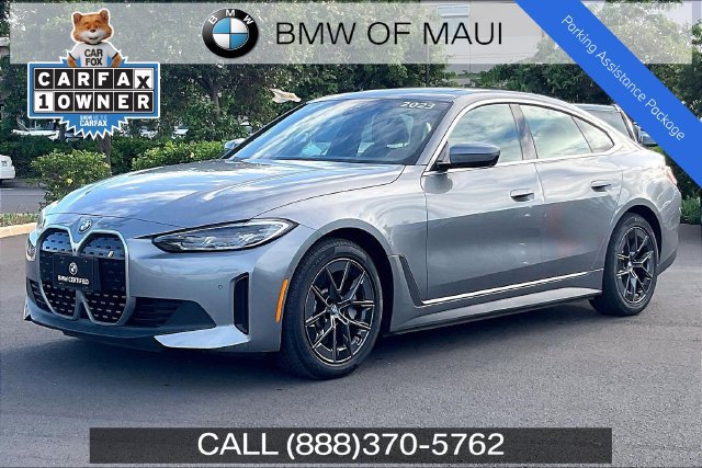 Certified 2023 BMW i4 eDrive35 w/ Parking Assistance Package RWD image 1