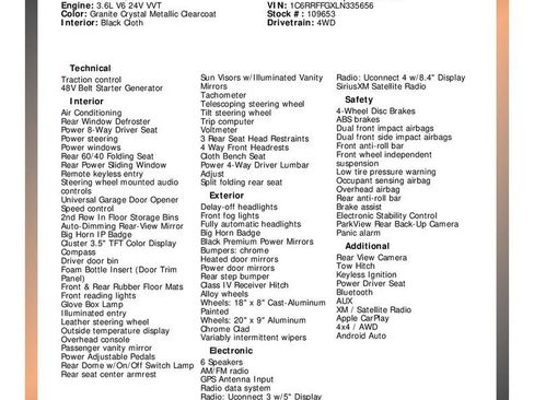 Used 2020 RAM 1500 Big Horn image 34