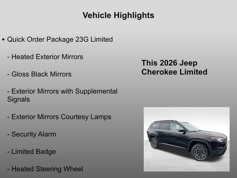 New 2026 Jeep Cherokee Limited image 10